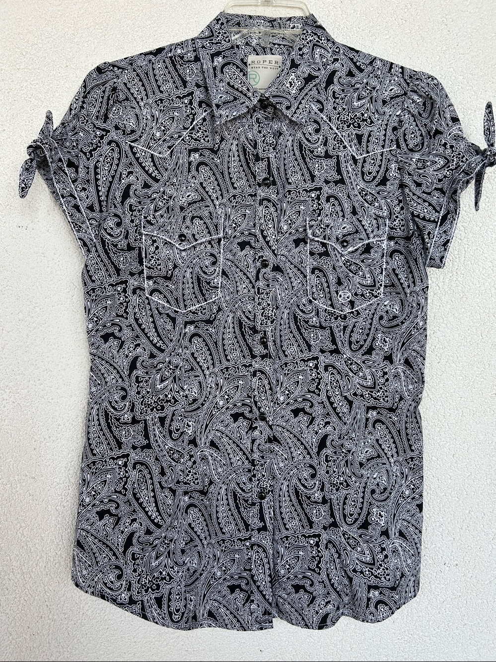Roper Paisley Button Snap Western Shirt